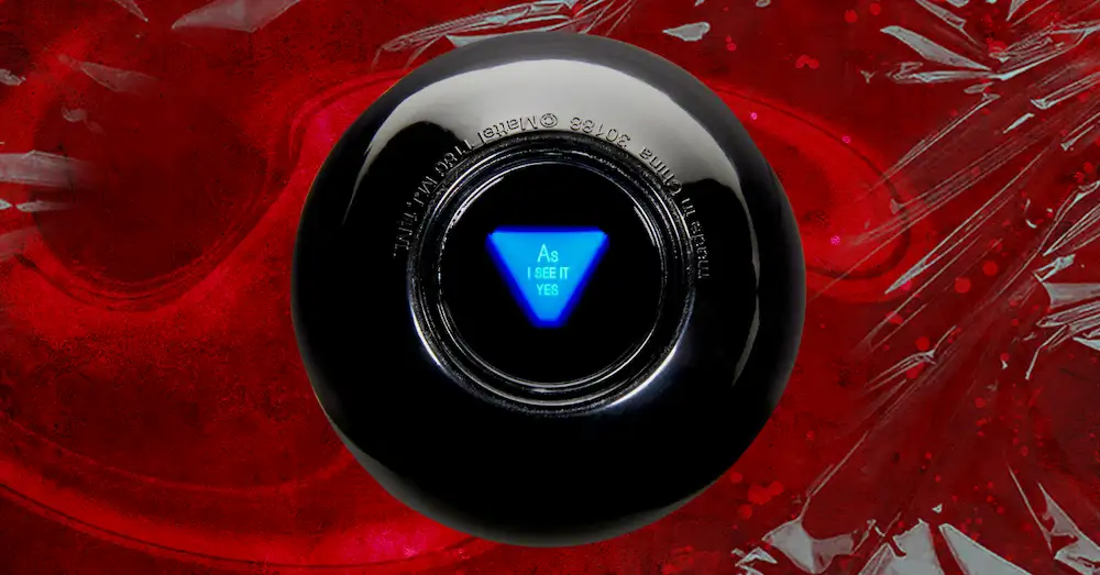 A magic 8 ball sales
